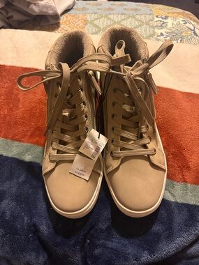 Maurices Women's High-Top Sneakers in Taupe